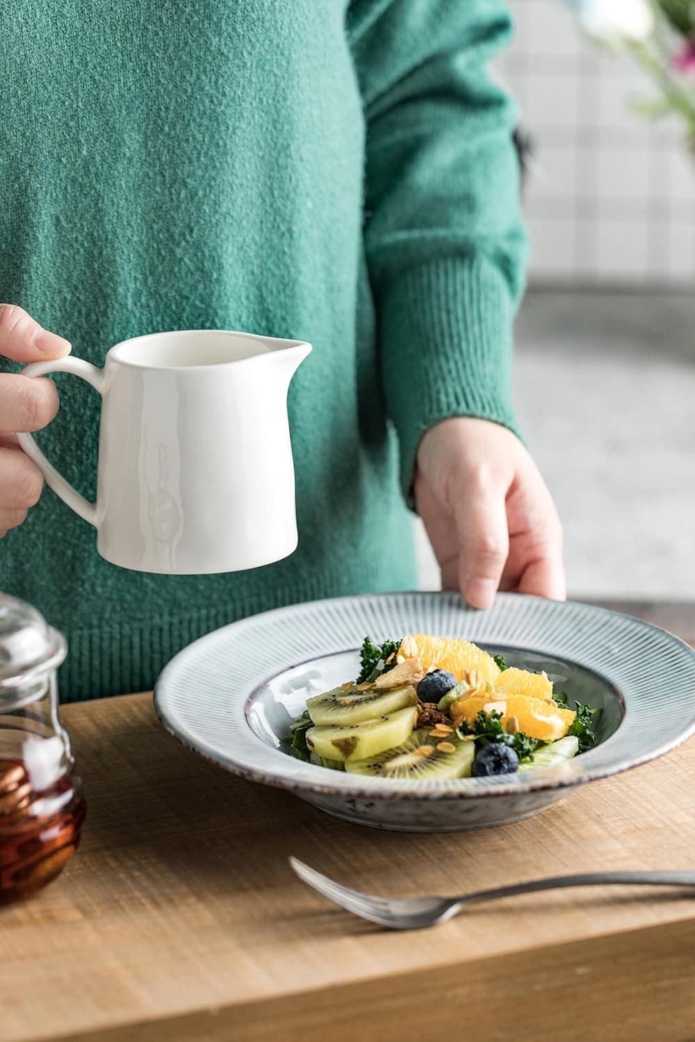 Jarro de cerâmica – Jarro de porcelana para café de 540 ml c... - Image 6