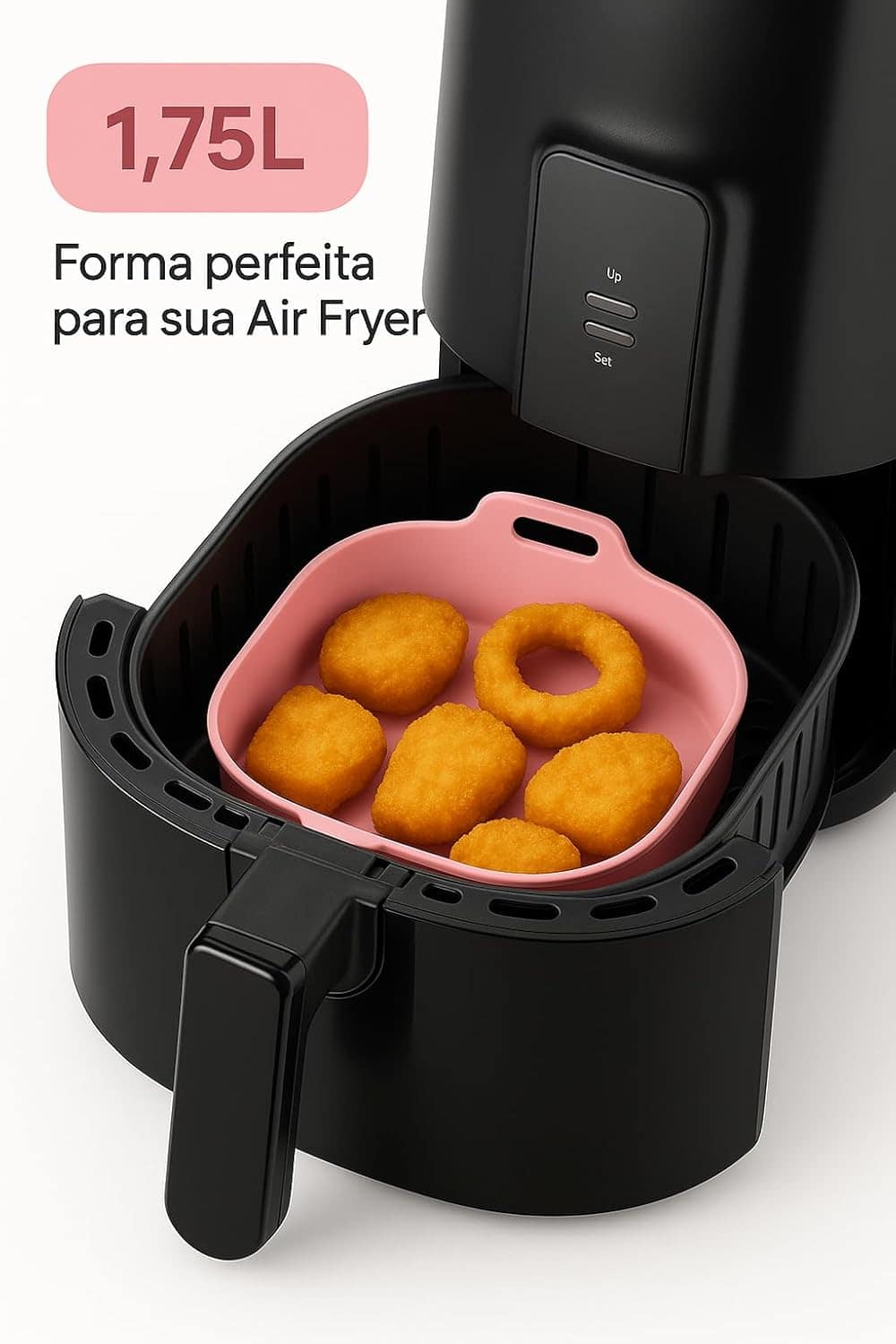 Forma de Silicone Quadrada Premium para Air Fryer 3 a 5 Litr... | É bom mesmo? Descubra antes de comprar - Image 3