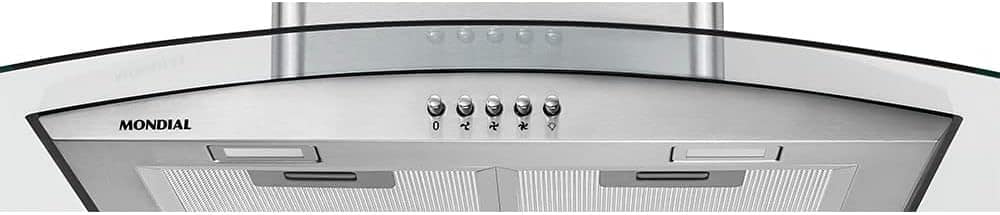 Coifa de Parede Mondial CF90-01 COIFA DE PAREDE-220V-INOX