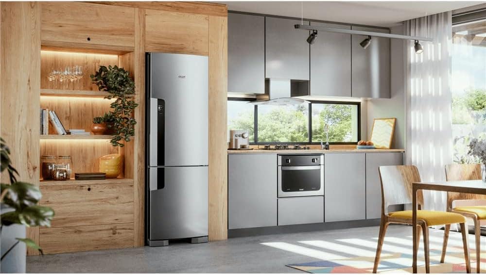 Geladeira Consul Frost Free Duplex 397 litros Evox com freez... - Image 8