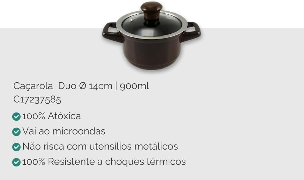 Ceraflame Conjunto Panelas de Cerâmica Duo Smart 5 Peças Cho... - Image 7