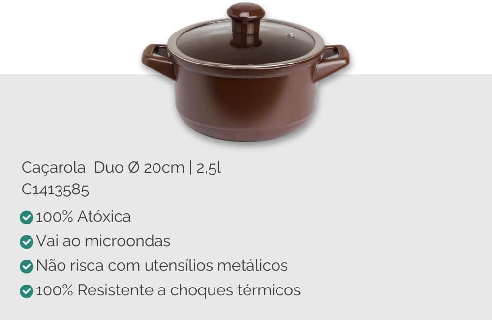 Ceraflame Conjunto Panelas de Cerâmica Duo Smart 5 Peças Cho... - Image 11