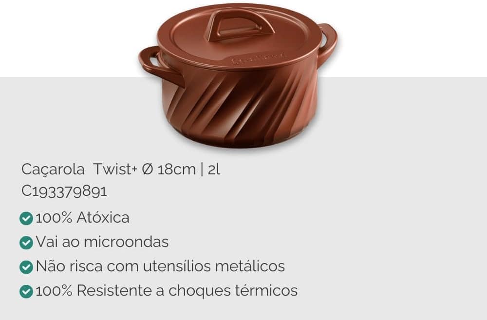 Ceraflame Conjunto Twist+ 4 Peças (Indução) - Cobre - Image 10