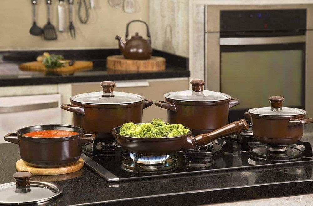 Ceraflame Frigideira de Cerâmica Duo 22cm 1 Litro Chocolate - Image 3