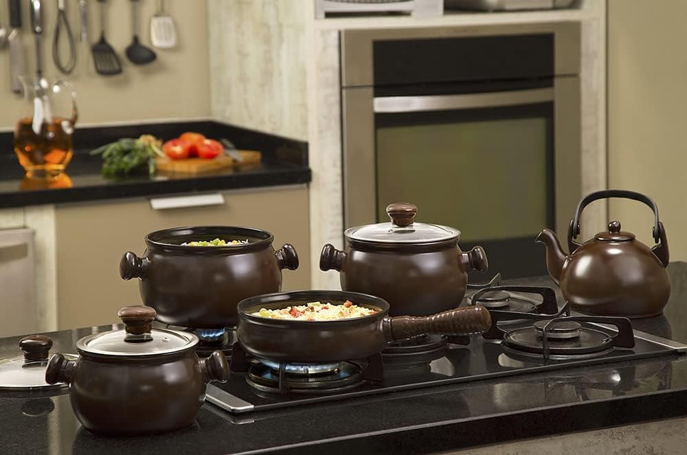 Ceraflame Conjunto de Panelas Premiere Joy 5 Peças Chocolate - Image 9