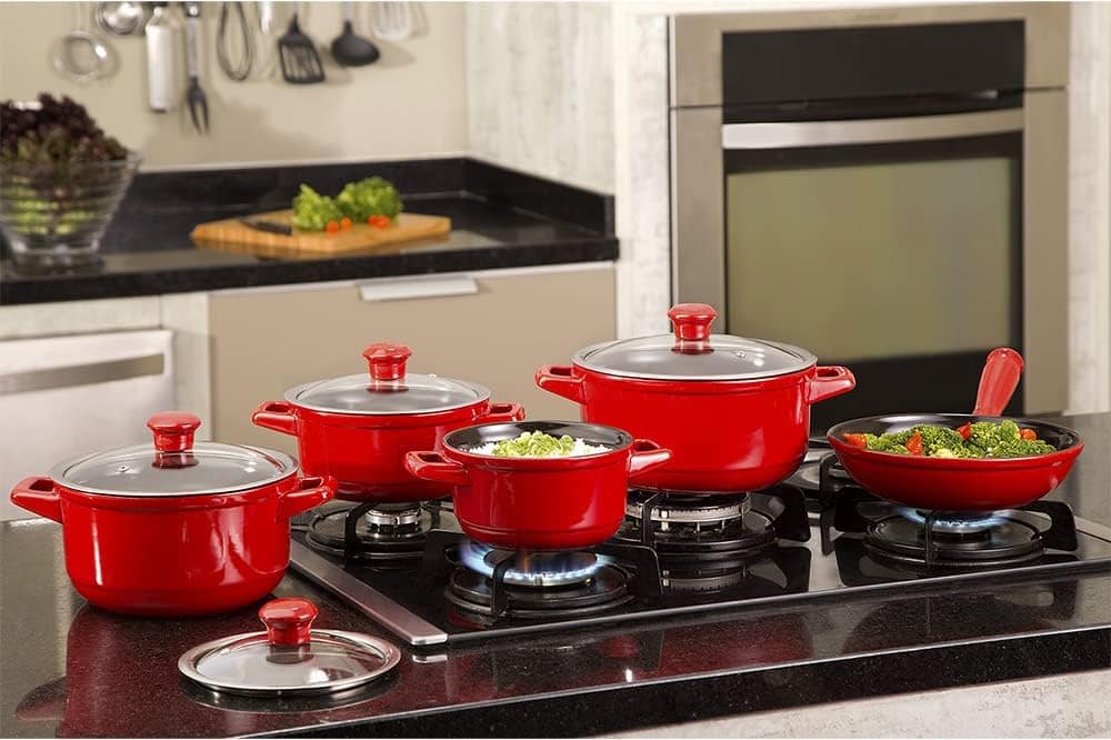 Ceraflame Conjunto de Panelas Duo 5 Peças - Pomodoro - Image 10