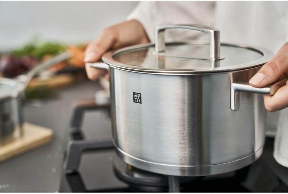 Conjunto de panelas, Aço Inoxidável, 5 Peças, Prateado, ZWIL... - Image 2