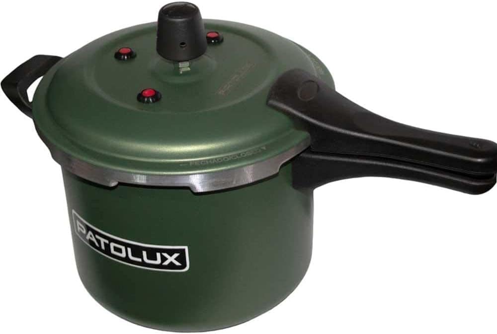 Panela Pressão Patolux 5,0L Fecho Externo Antiad - Verde