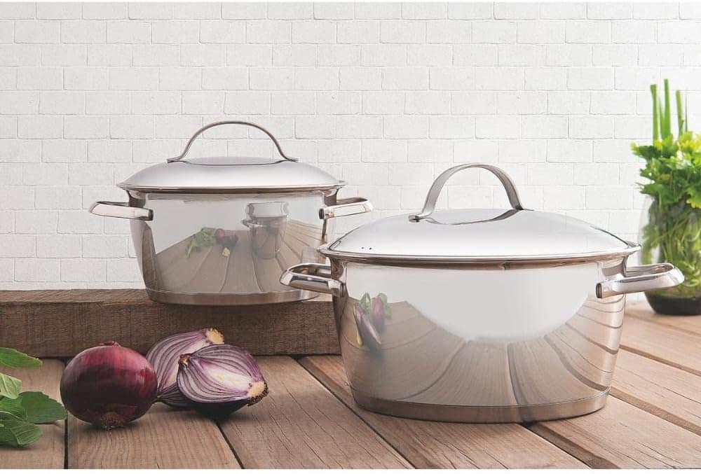 Jogo De Panelas Tramontina Allegra Aço Inox Com Fundo Triplo... - Image 2