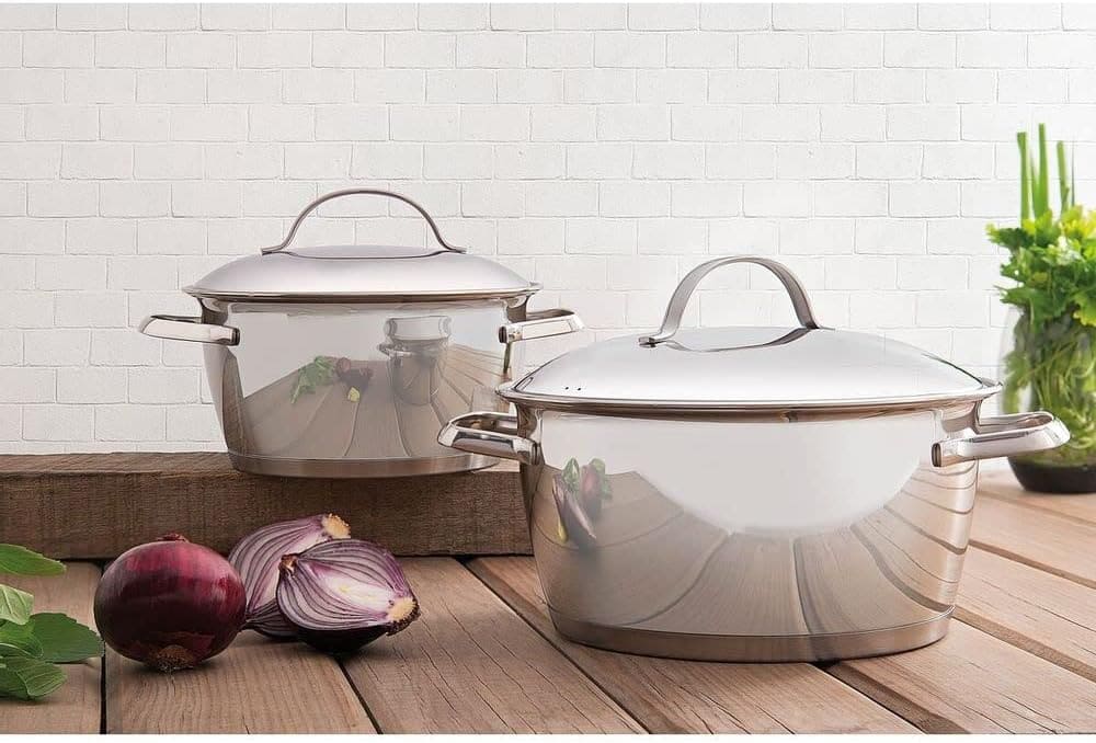 Jogo de Panelas com Fundo Triplo 7 Peça Tramontina Inox - Image 2