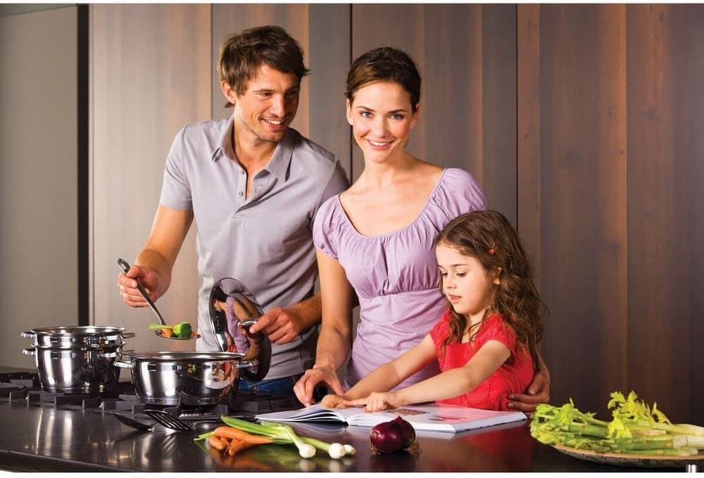 Jogo de Panelas com Fundo Triplo 7 Peça Tramontina Inox - Image 3