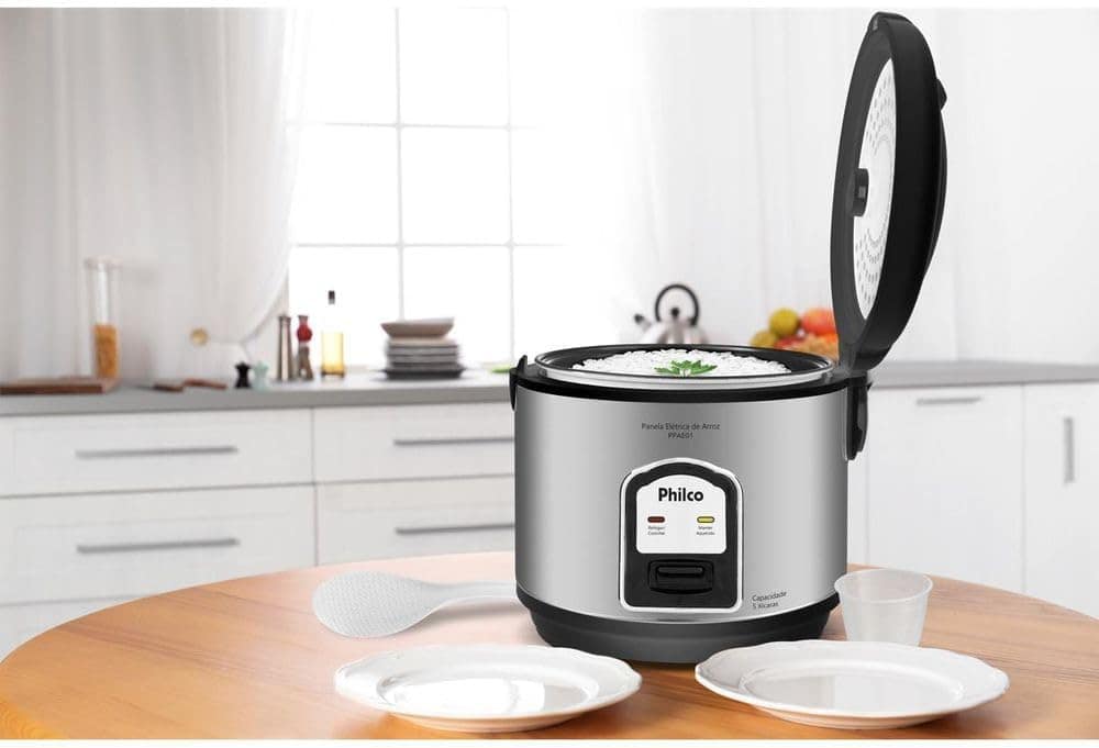 Panela de Arroz Elétrica Philco 5 Xícaras 1,6L PPAE01 220V - Image 6