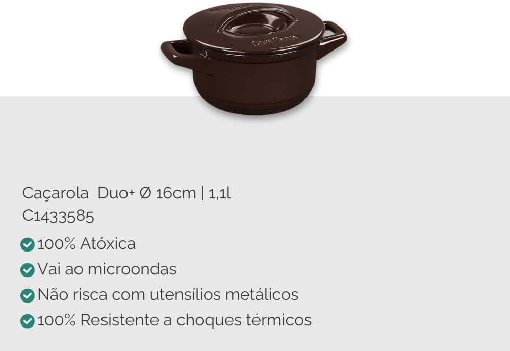 Ceraflame Conjunto Duo+ 4 Peças - Chocolate - Image 7