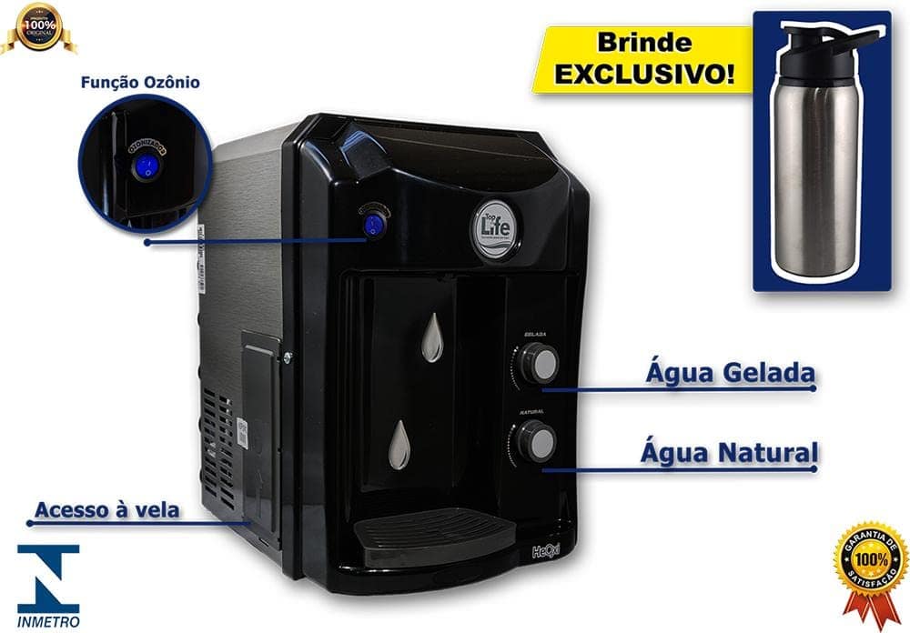 Purificador Agua Ozonizada Alcalina Ionizada Top Life - Pret... | É bom mesmo? Descubra antes de comprar - Image 4