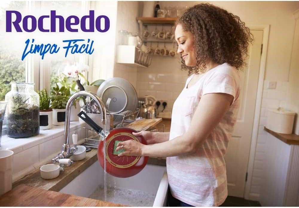 Frigideira Francesa Rochedo Limpa Fácil Vermelho 22cm - Image 9