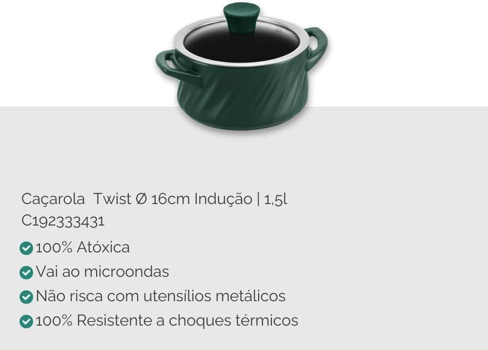 Ceraflame Conjunto Twist 5 Peças (Indução) - Matte - Image 9