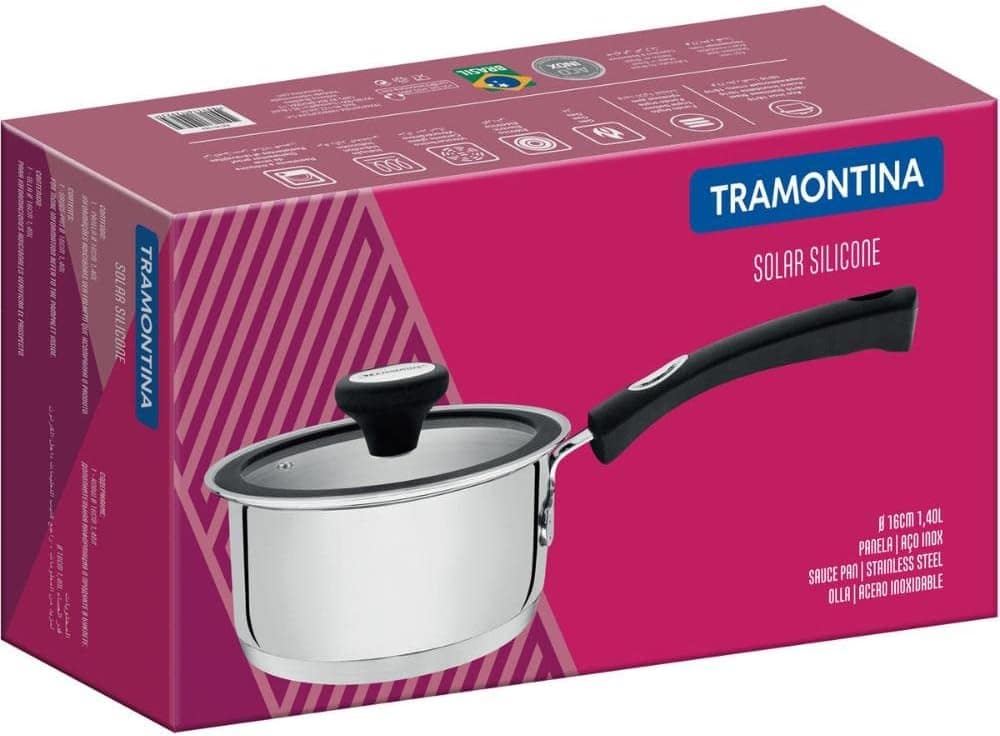 Panela com Fundo Triplo Tramontina Inox 16Cm, PANELA SOLAR - Image 6