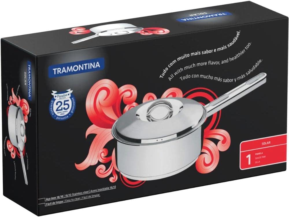 Panela com Fundo Triplo, Tramontina, Solar 62501160, Inox, d... - Image 3