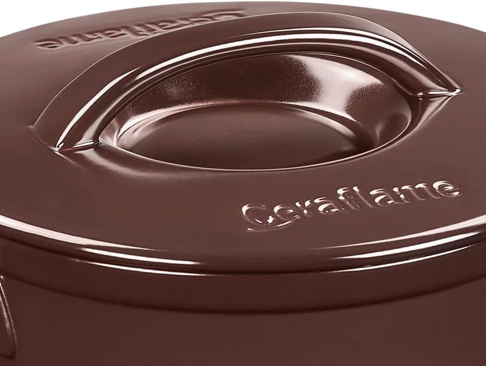 Ceraflame Caçarola de Cerâmica Alta Duo+ 24cm 7 Litros Choco... - Image 3