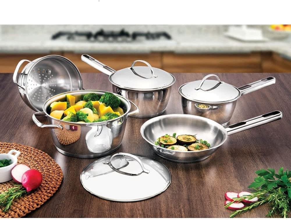 Jogo de Panelas com Fundo Triplo 5 Peças Tramontina Inox - Image 2