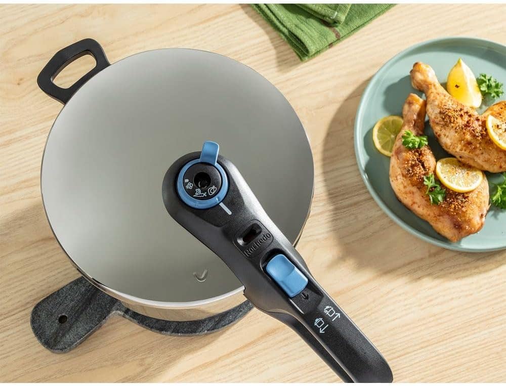 Panela De Pressão Rochedo Inox Trendy 8 Litros Fechamento Ex... - Image 7