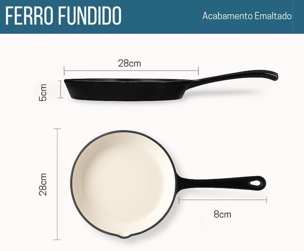 Conjunto de Panelas Holândesa Ferro Fundido Esmaltado, 4 Peç... - Image 3