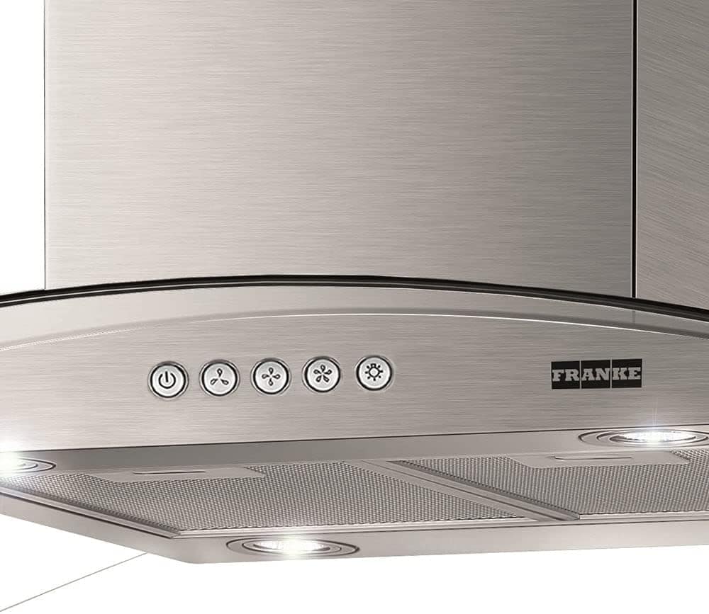 COIFA ILHA VIDRO CURVO GLASS CLASSIC FRANKE, Aço Inox, 90CM ... - Image 2