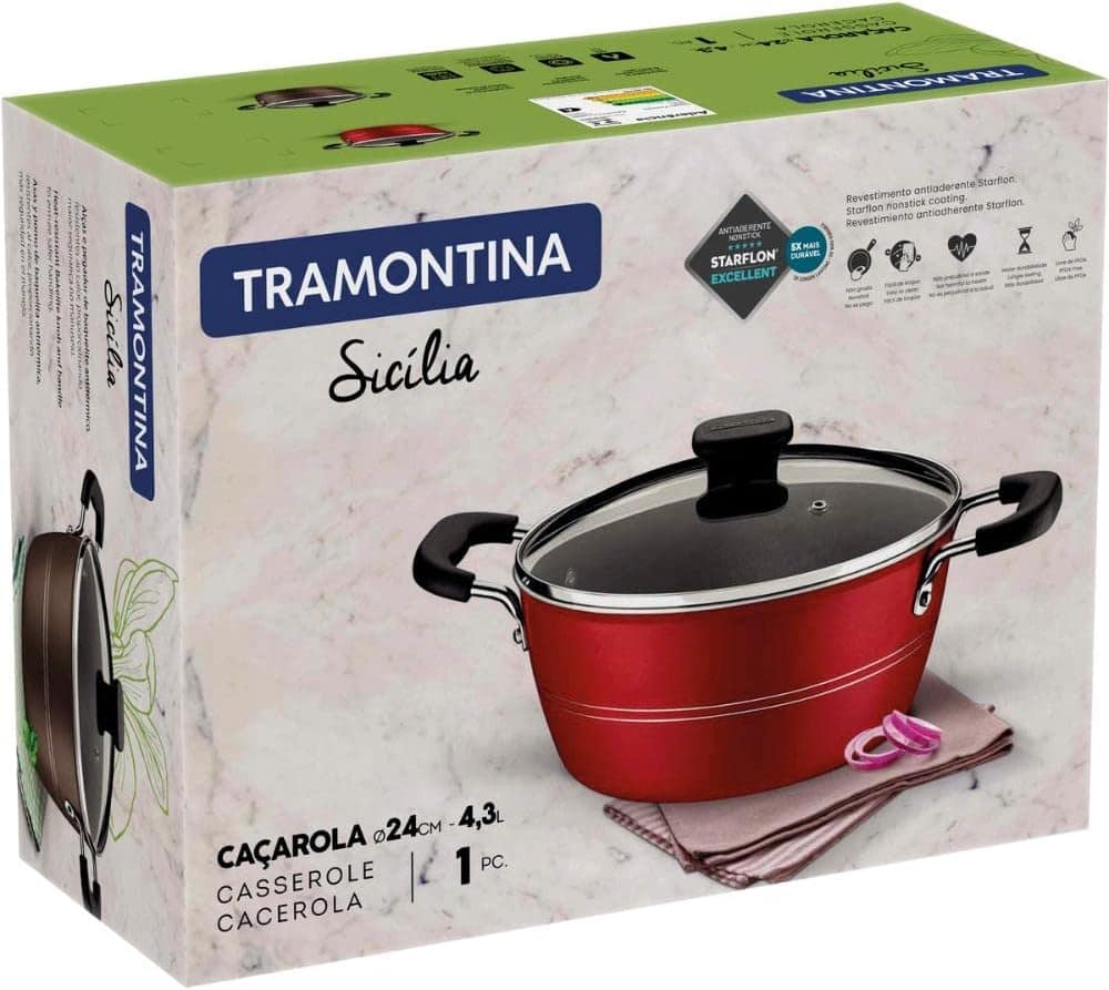 Caçarola Tramontina Sicília em Alumínio com Revestimento Int... - Image 3