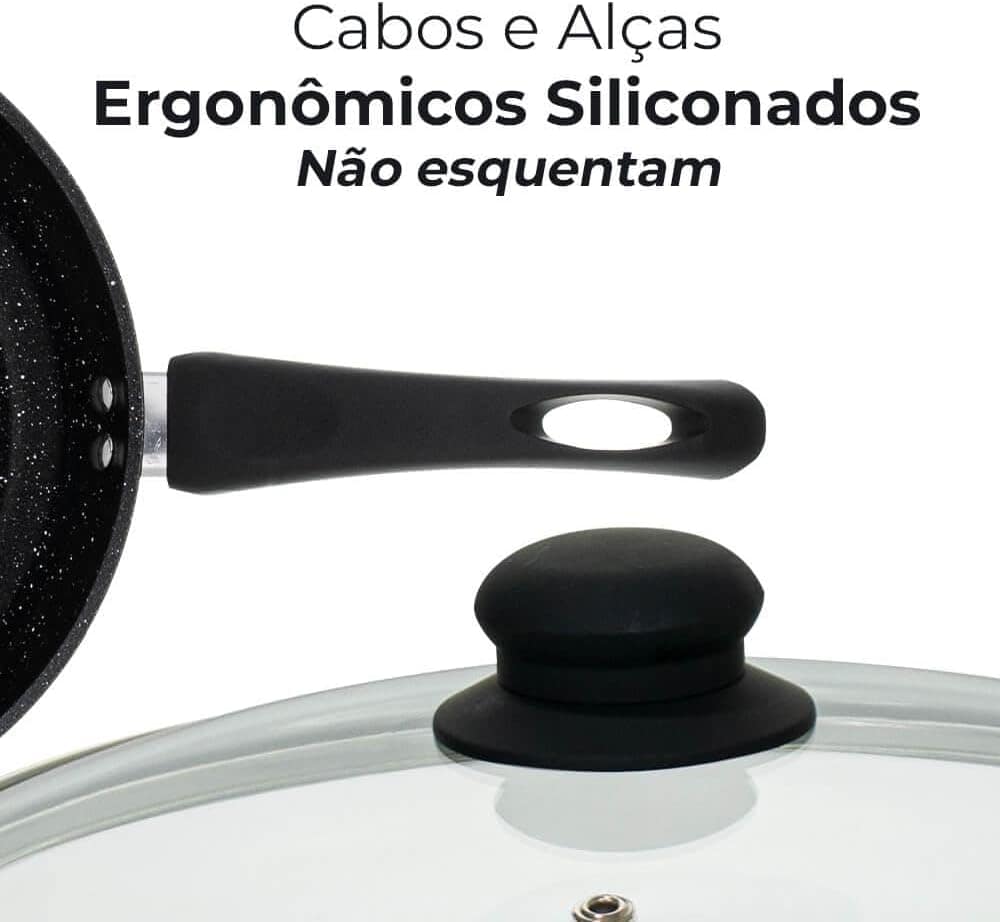Jogo de Panelas de Indução Antiaderente Cerâmica Incanto Pre... - Image 3