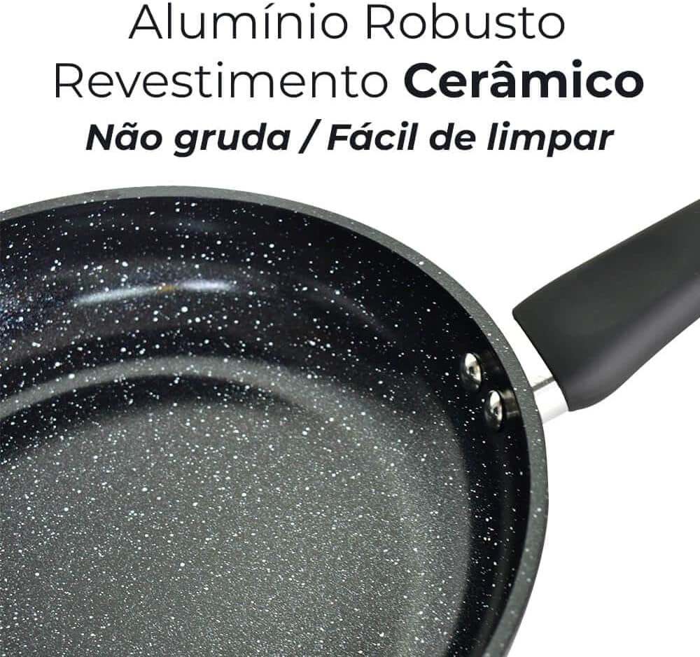 Jogo de Panelas de Indução Antiaderente Cerâmica Incanto Pre... - Image 4