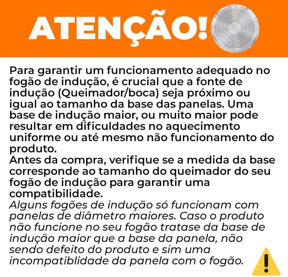 Jogo de Panelas de Indução Antiaderente Cerâmica Viena Preto... - Image 8