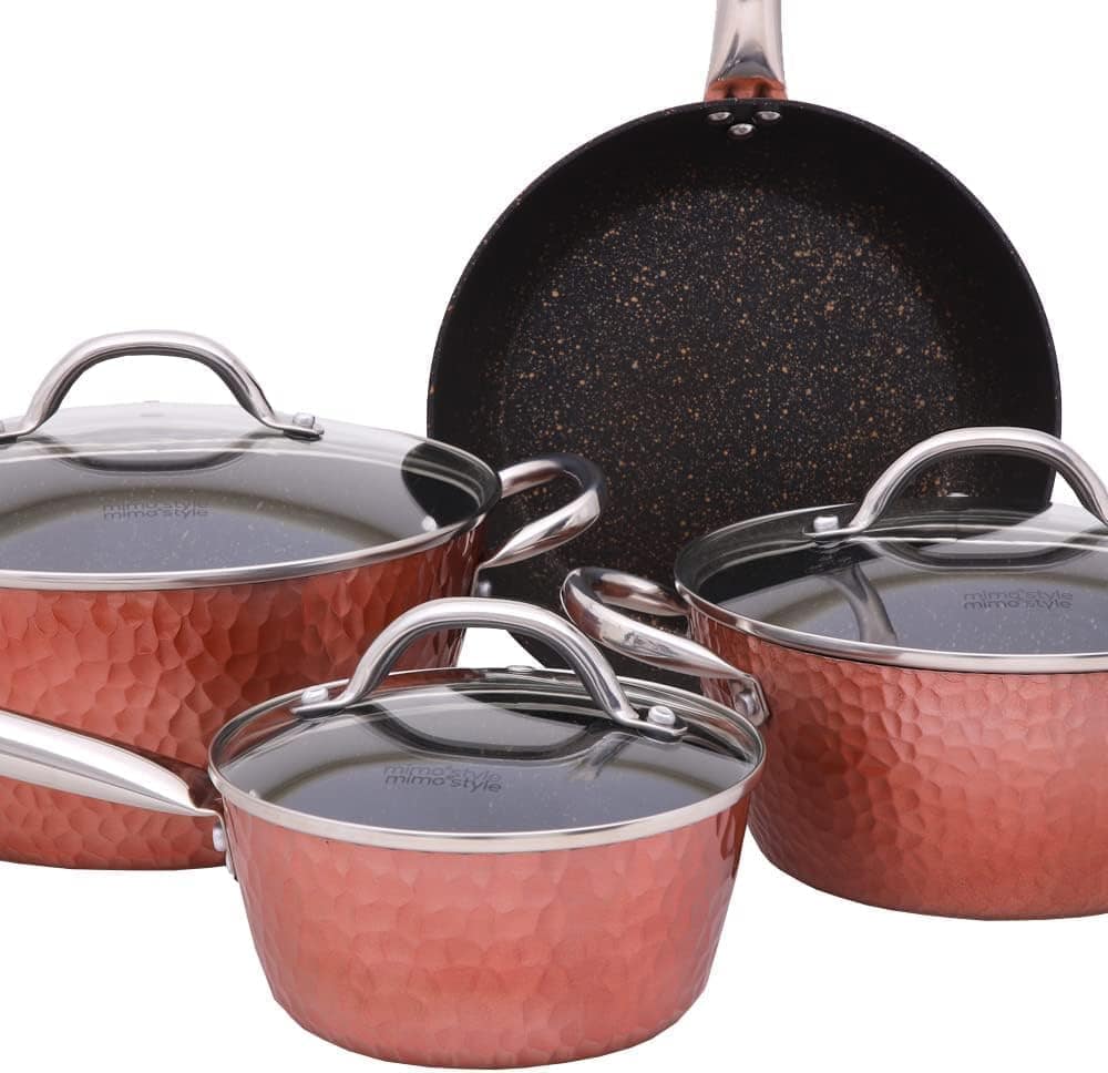 Mimo Style Conjunto Quatro Panelas de Indução Bronce, Feitas... - Image 4