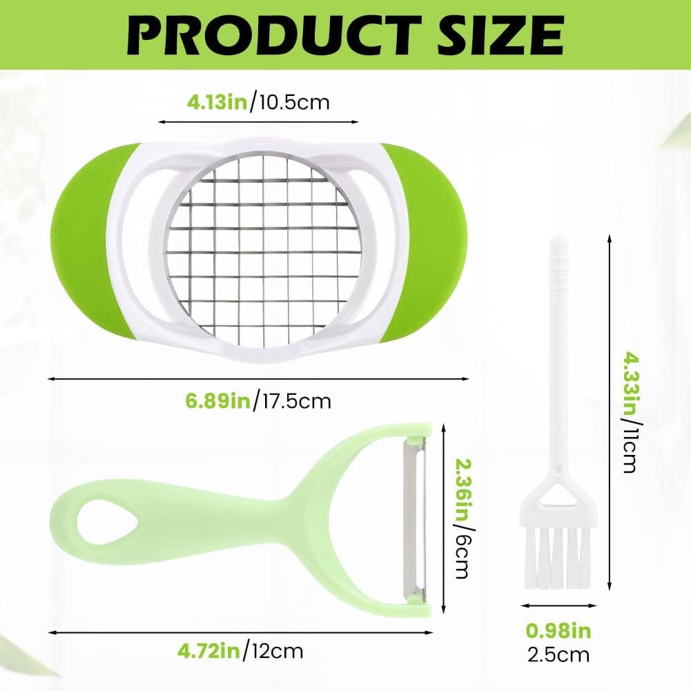 Cortador de batatas fritas, cortador de legumes multiuso de ... - Image 2