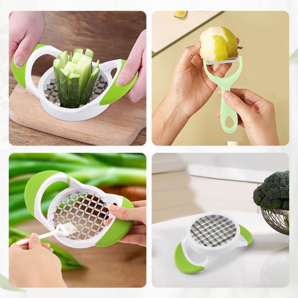 Cortador de batatas fritas, cortador de legumes multiuso de ... - Image 6