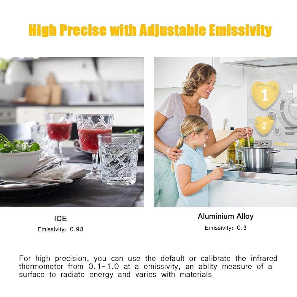 Termômetro Infravermelho OKJHFD, Termômetro Industrial IR01B... - Image 4