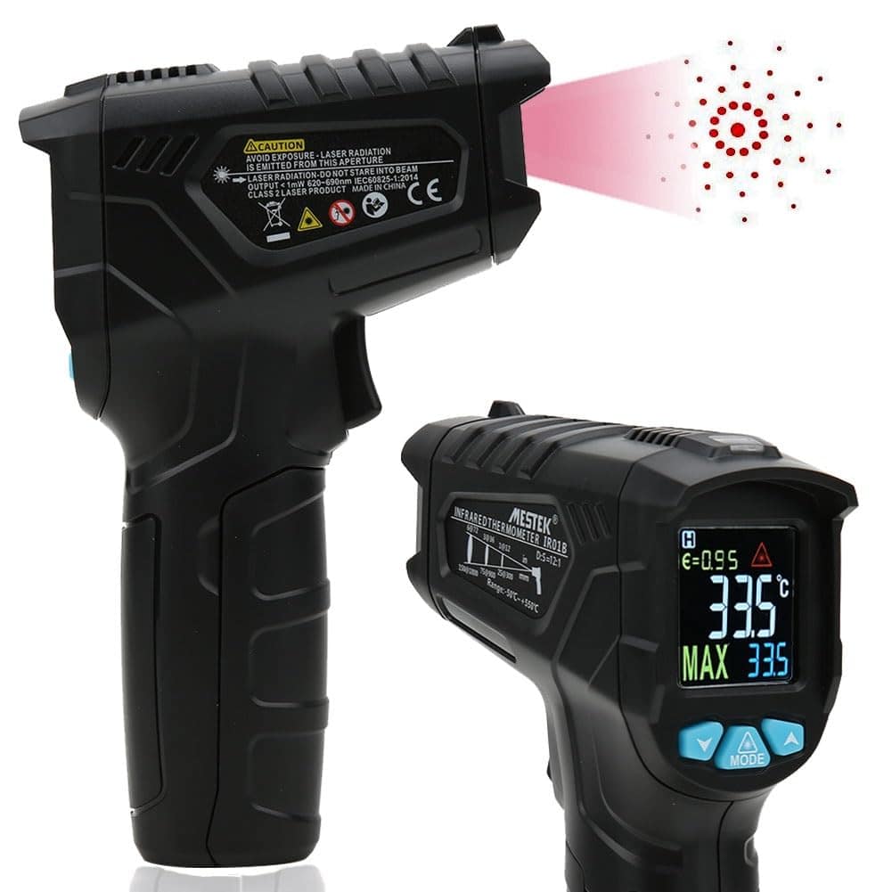 Termômetro Infravermelho OKJHFD, Termômetro Industrial IR01B...