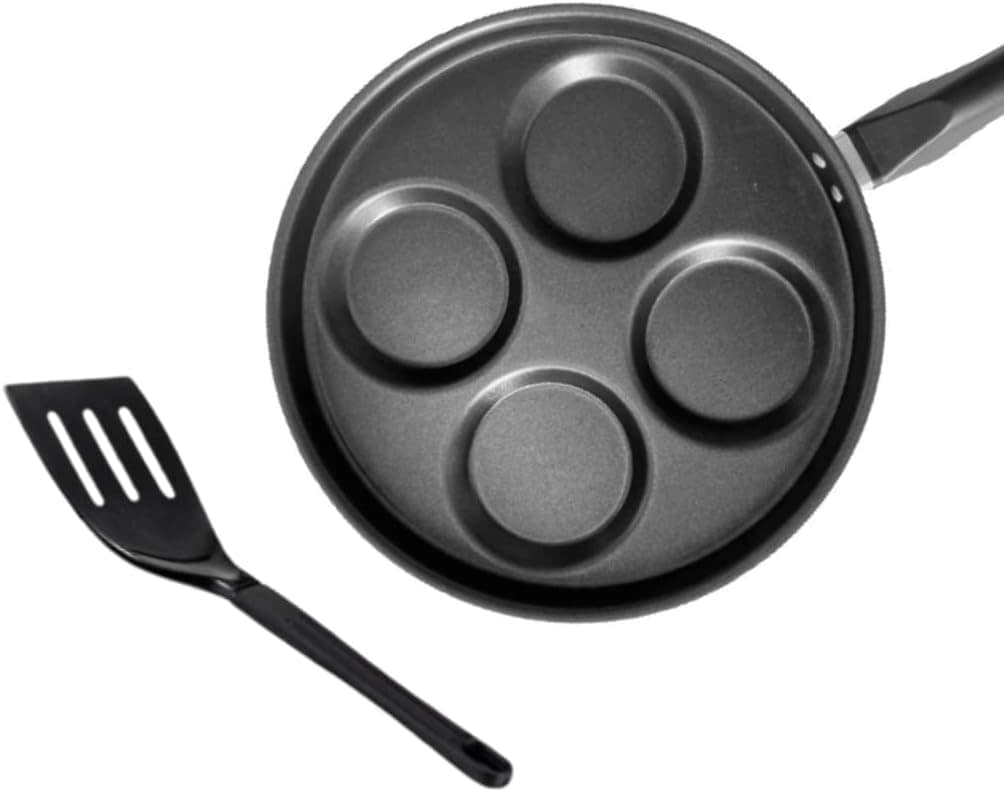 Frigideira Gourmet 4 Ovos 26cm Antiaderente Preta com Tampa ... - Image 7