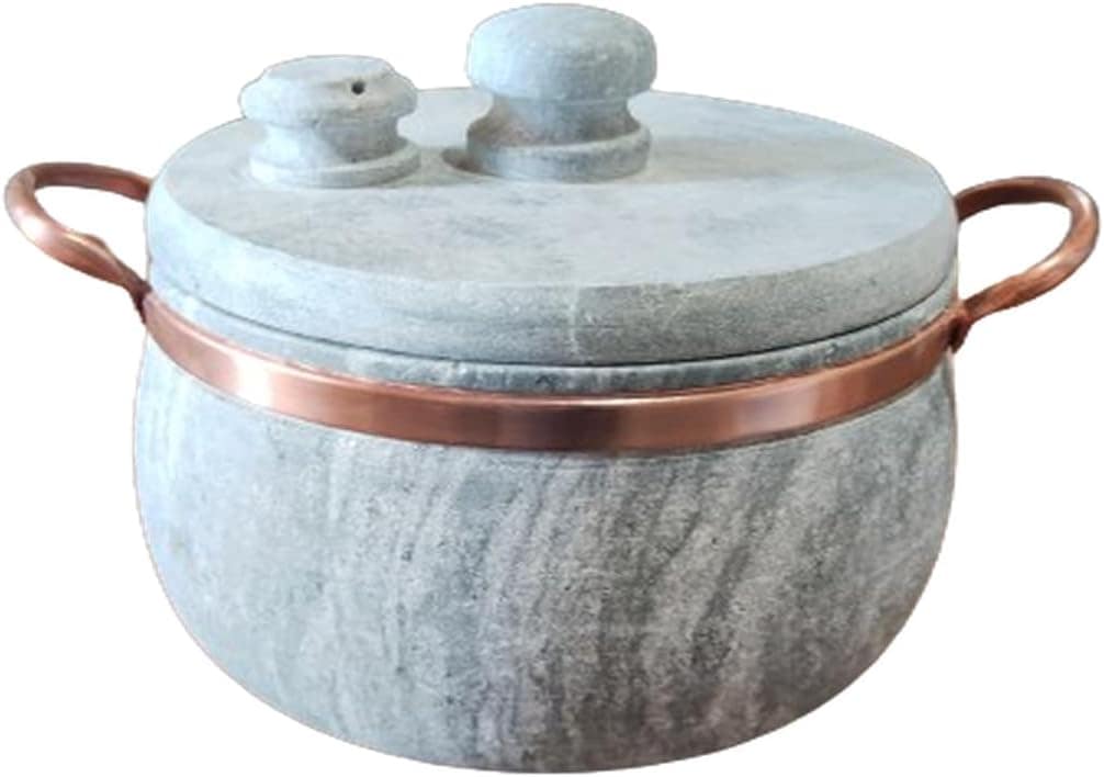 Jogo de Panelas de Pedra Sabão, 8 Peças