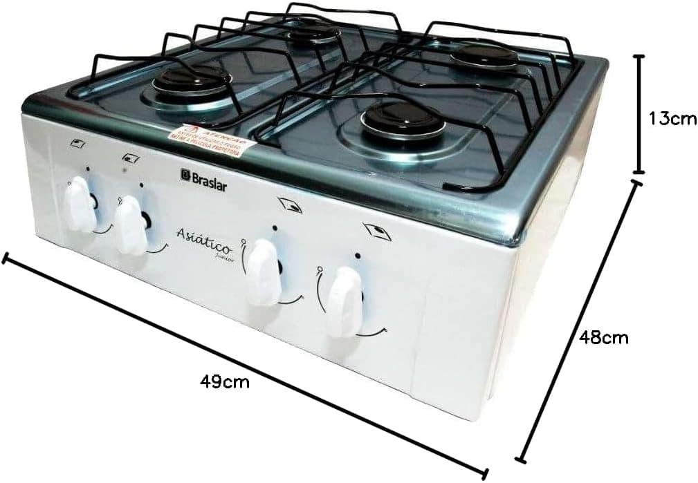 Fog�o 4 Bocas Asi�tico Jr Braslar - Image 4