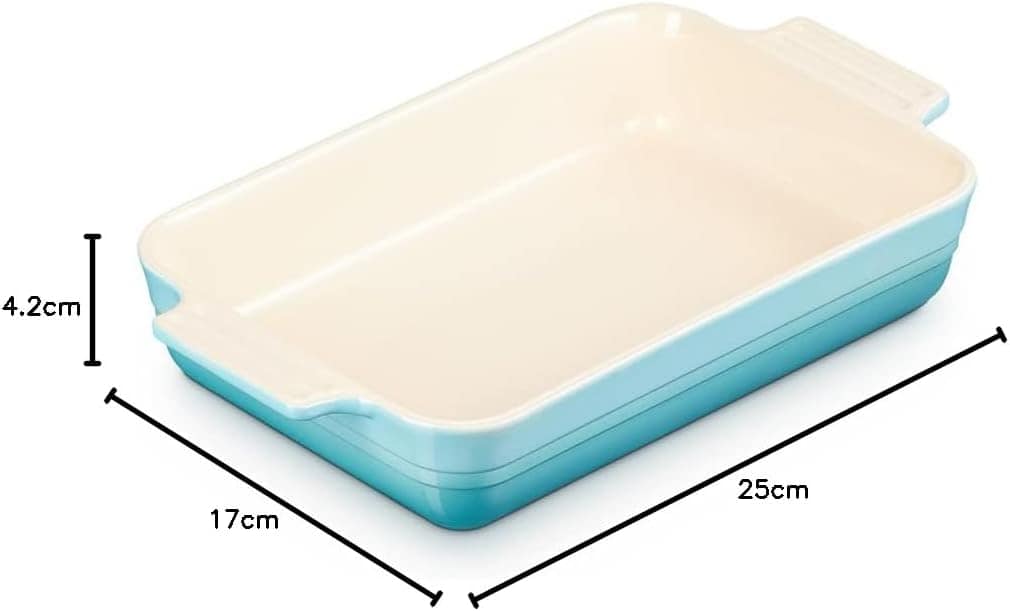 Le Creuset Travessa Retangular Clássica 25 cm Cerâmica Azul ... - Image 6