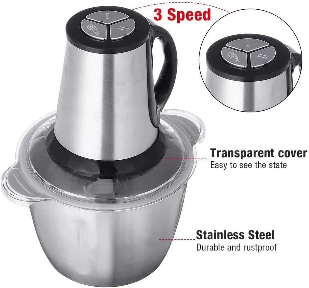 Processador De Alimentos Carne Elétrico 850w Inox Clean Prem... - Image 3