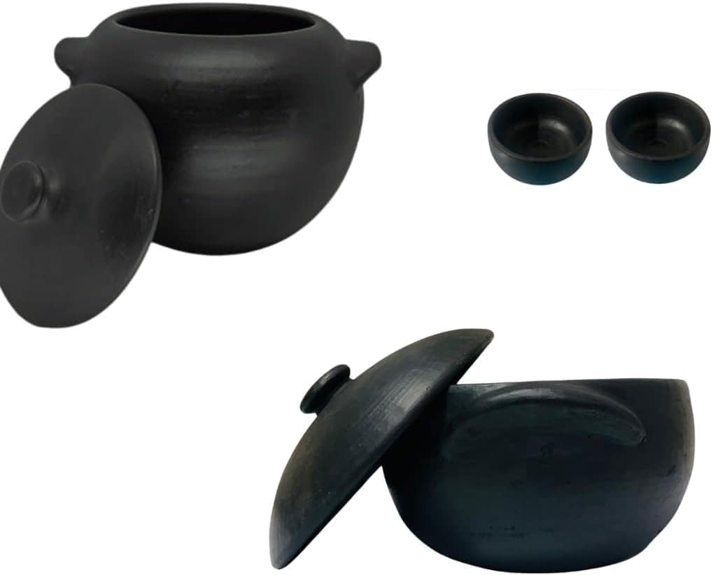 Conjuntos de panelas de barro P, M e G 1 litro, 2 litros, 5 ...