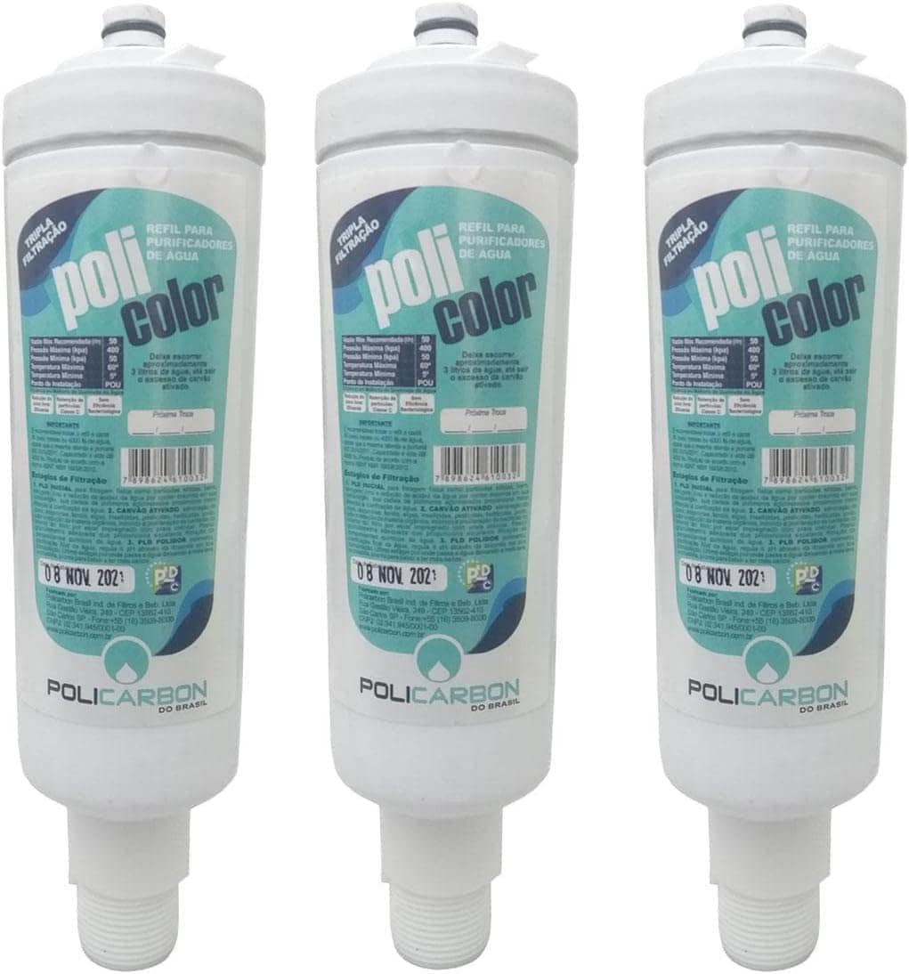 Kit 3 Filtro Refil Purificador De Agua Colormaq Compatível | É bom mesmo? Descubra antes de comprar
