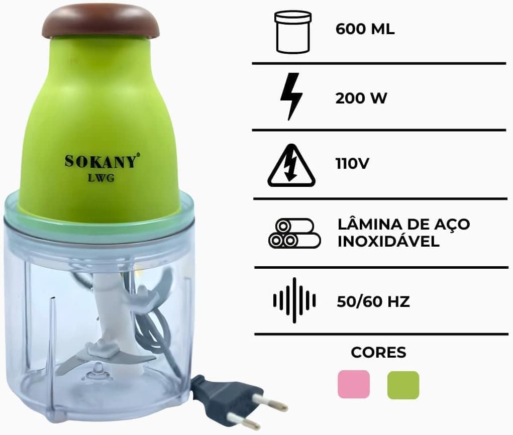 Processador Triturador Alimentos Triturador Moedor Picador D... - Image 5