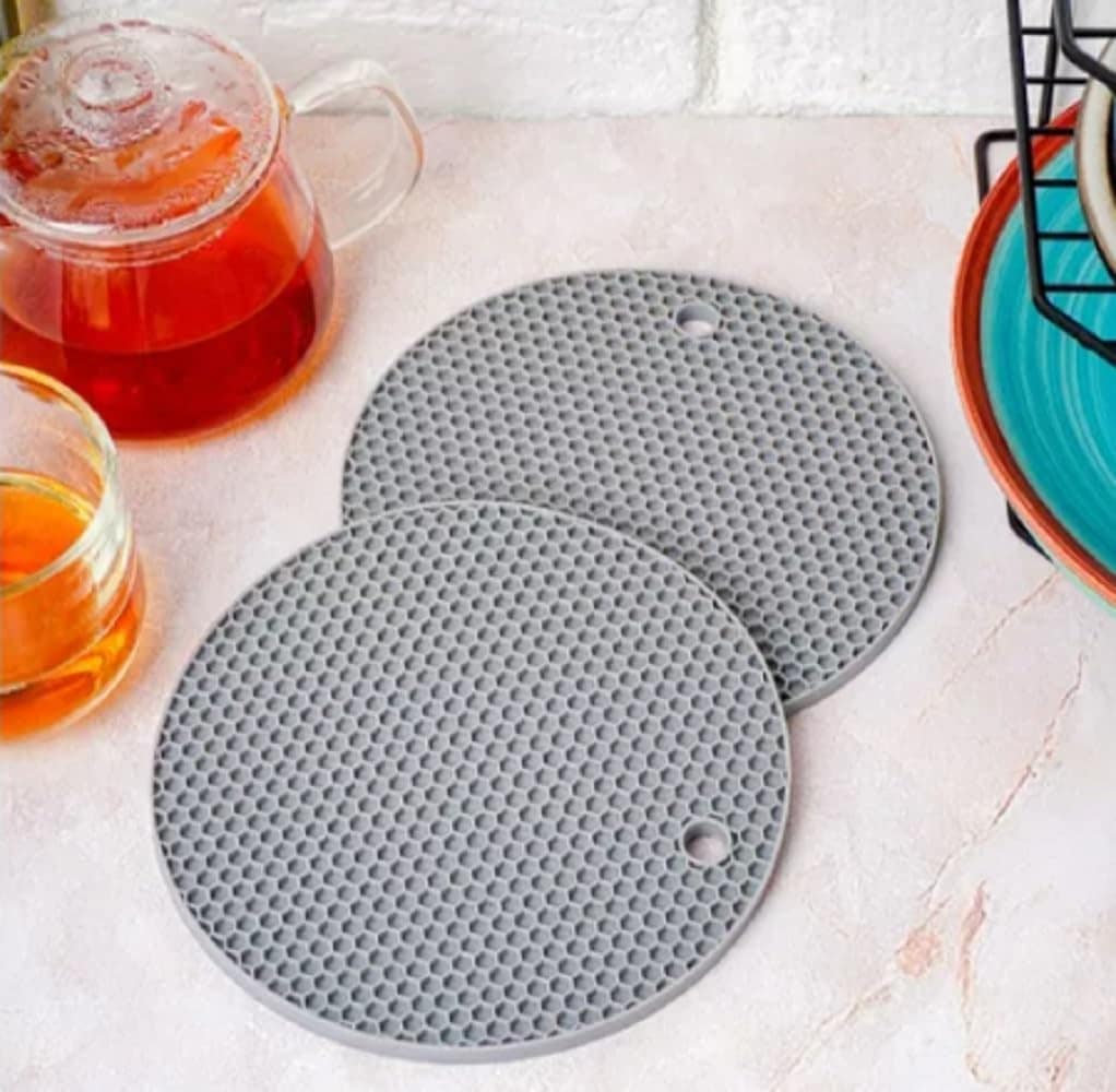 Kit 4 Unidades Descanso De Panela De Silicone Redondo Colors... - Image 4