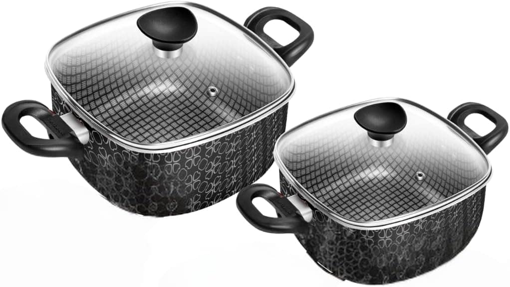 Conjunto 9 Peças Patolux Clear Coat Antiaderente Preto - Image 2