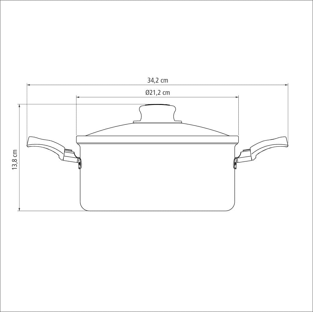 Caçarola de aluminio com revestimento interno de antiaderent... - Image 8