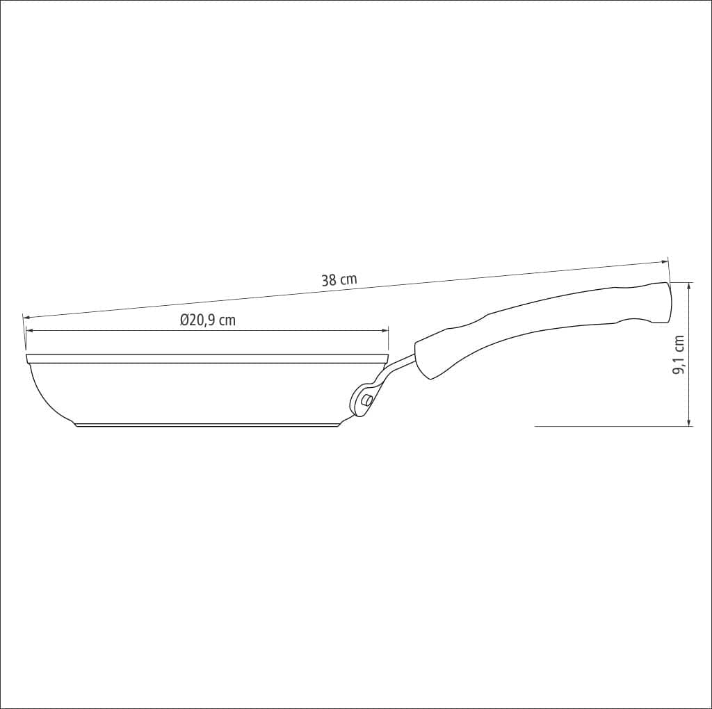 Frigideira Tramontina Mônaco Induction em Alumínio com Reves... - Image 8
