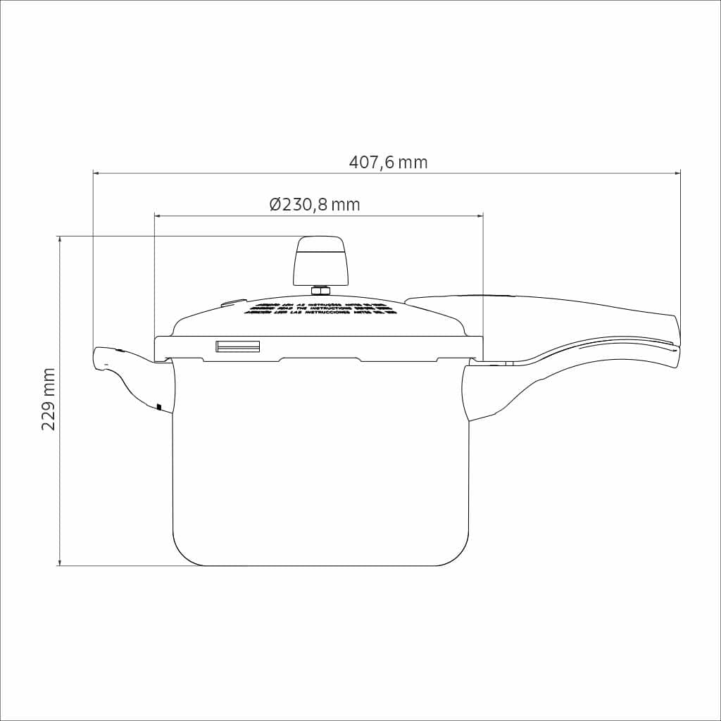 Panela de Pressão Tramontina Vancouver Effect em Alumínio co... - Image 3