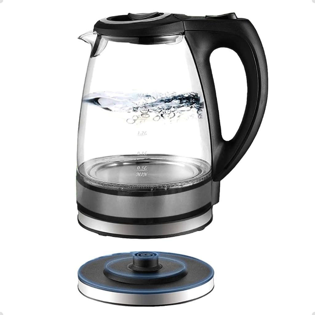 Chaleira Elétrica Auto Desligamento De Vidro 2 Litros 110V O...